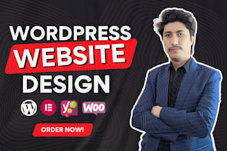 design, redesign or build wordpress website design or business website design