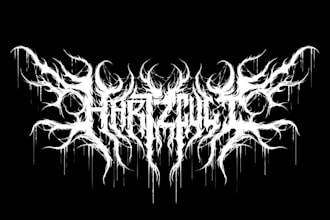 create graffiti, metal, music, dj, typography, and text logo