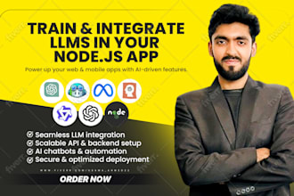 integrate llm or chatbot in your nodejs web and mobile app