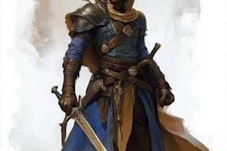 make amazing d and d character for you
