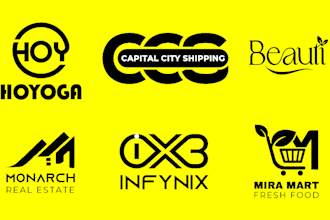 do 3 new minimalist modern logo for your startup