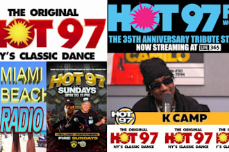 play your song on hot 97 radio, promote your music with intro