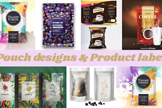 do pouch design, pouch label, product packaging, food packet, packaging design