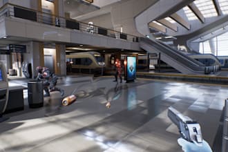 do unreal engine game, mechanics blueprints cinematic game trailers