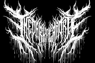 make chrome death metal logo