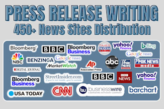 do a professional press release writing PR distribution submit press release