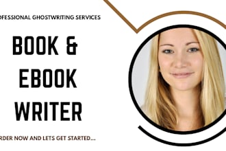 be your fiction, romance ebook, nonfiction ,self help , ebook writer
