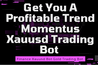 develop a profitable finance xauusd trading bot, gold trading bot, xauusd ea