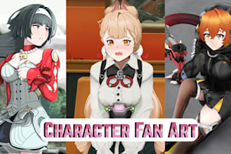 create fanarts of your ocs and characters