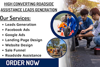 generate roadside assistance leads cartowing lead logistics leads mechanic lead