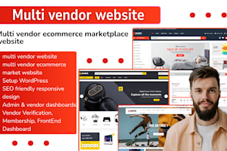 build multi vendor website multi vendor ecommerce marketplace website design