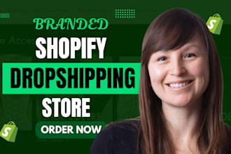 create branded shopify website design and redesign shopify dropshipping store