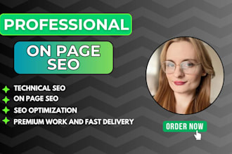 complete onpage technical SEO service wordpress shopify wix squarespac