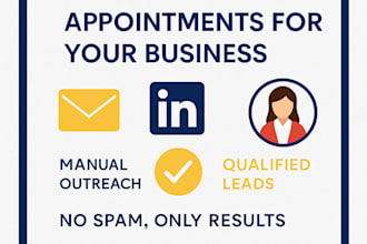book qualified appointments for your business through cold outreach