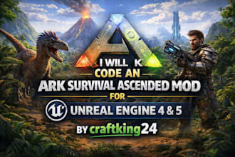 code ark survivals ascended mod game 4,5 unreal engine