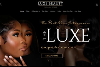 hair extension shopify store hair extension store hair website shopify website
