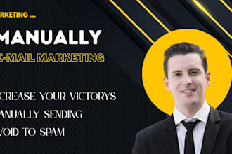 do personalized email outreach manually for your business