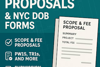 proposal filing template for contractors or engineers