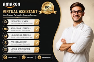 be your amazon fba wholsale virtual assistant