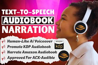 do text to speech acx audible, narrate ai amazon KDP audiobook, amazon audiobook
