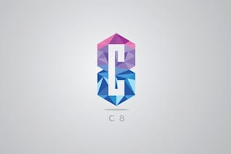 design an eye catching premium 3d business logo