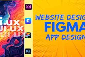 do figma UI UX design, figma website design, website UI design
