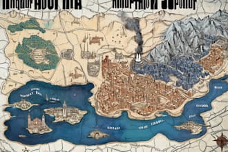 draw fantasy maps and city maps