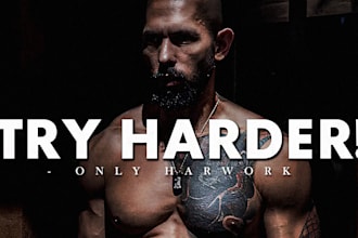 design highly clickable fitness thumbnail for bodybuilding gym and workout video