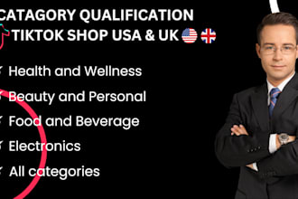 approve tiktok shop category, unlock restricted categories