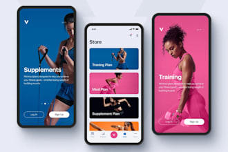 develop fitness app, health tracking app, gym app, calorie tracking app