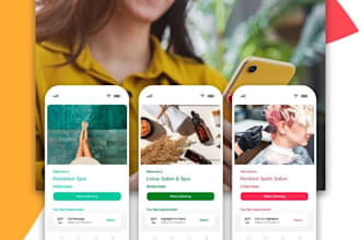 develop radio app, custom salon booking app, beauty salon app, spa app, gym app