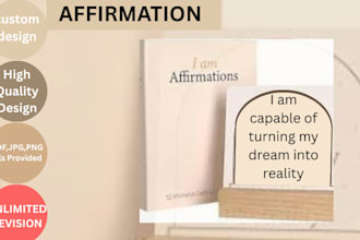 design a box packaging for your affirmation cards