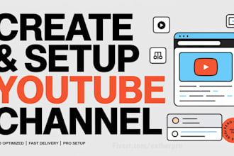 professionally create and set up your youtube channel
