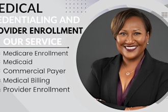 do credentialing, enrollment services for medicare, medicaid and commercial