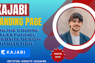 design sales funnel pages in clickfunnels, kajabi website expert