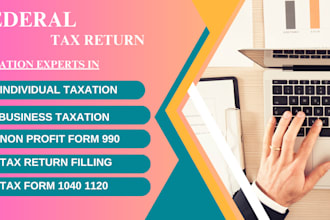 prepare 1040 schedule c form based on profit and loss or bookkeeping