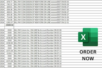 filter and organize data, dashboard, vlookup and data entry