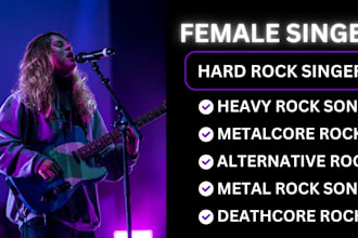 be heavy metal singer punk rock topline rock singer post hardcore shoegaze rock