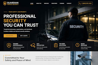 design private security website bodyguard security website secure website