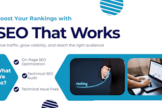 do detailed on page SEO and technical audit and fix issue