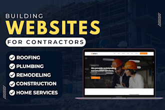 do contractor website design, construction, hvac, home services website