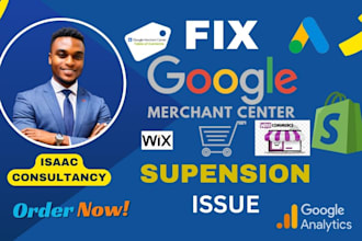 fix merchant center suspension and setup google shopping ads for your ecommerce