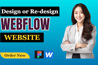 design or develop webflow website webflow expert figma to webflow