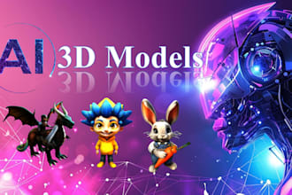create stunning ai generated 3d models for your projects
