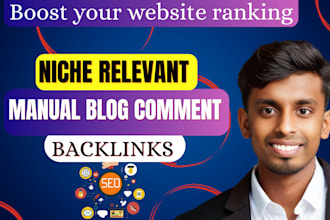 provide unique niche relevant blog comment backlinks