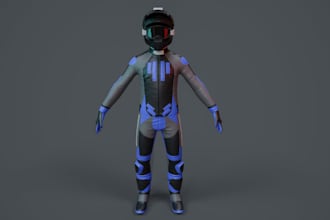 create high quality 3d characters for games and animation