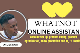 be your whatnot expert and VA to market your liveshows to increase sales