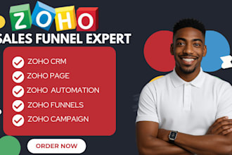 setup zoho sites zoho crm zoho one workflow automation zoho form landing page