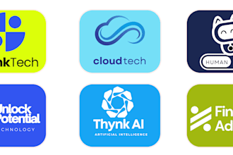 do icon maker app logo tech saas cyber security software,