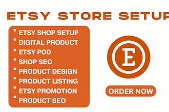 do etsy SEO, etsy store creation, etsy product listing, etsy promotion
